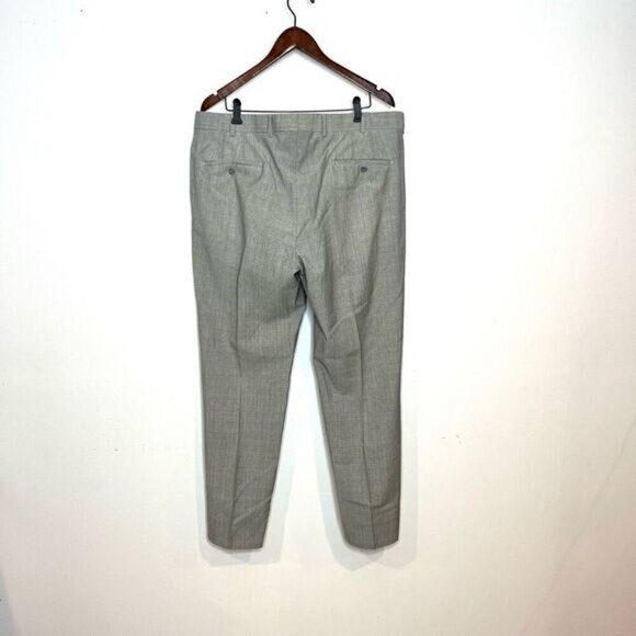 Coppley Men's Regular Fit Lightweight 100% Wool Dress Pants Gray Size 39R - Picture 6 of 13